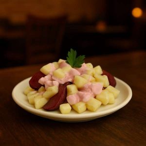 Fromage Beets Pomme de Terre Salad